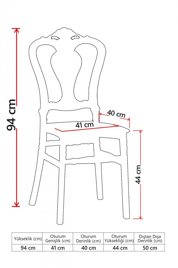 SANDALİE Mirage / Carisma Mutfak Masa Takımı 4 Sandalye 1 Masa - Beyaz - Resim 3
