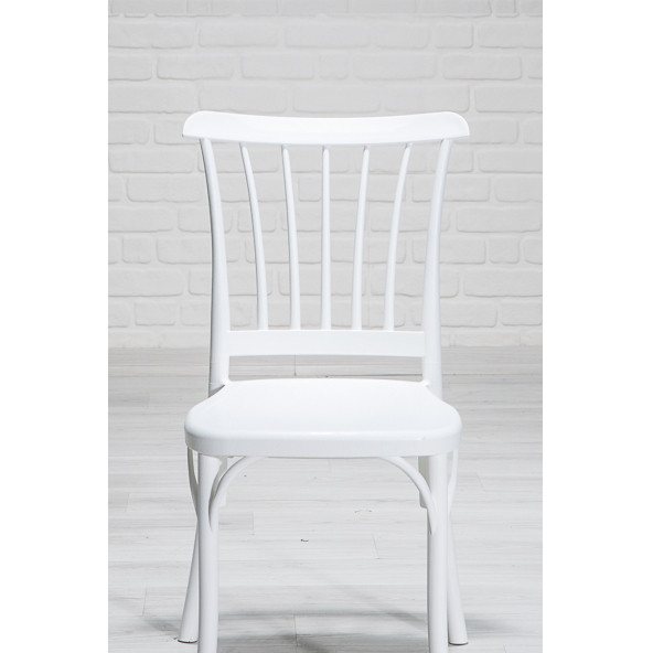 SANDALİE Grande / Violet Mutfak Masa Takımı 4 Sandalye 1 Masa - Beyaz - 4