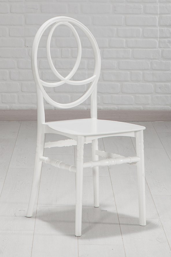 SANDALİE 4 Adet Phoenix Beyaz Sandalye / Balkon-Bahçe-Mutfak - 2