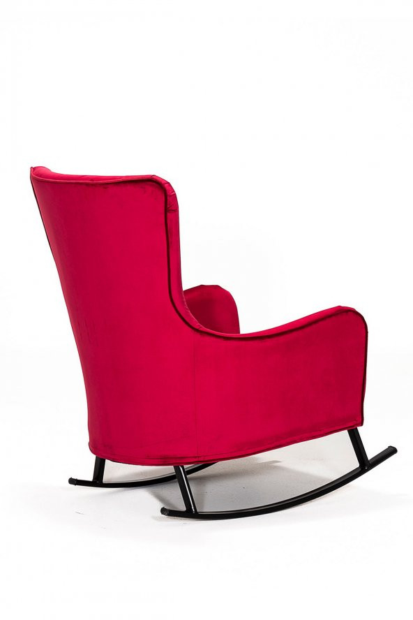 Melina Sallanır Berjer Tv Koltuğu Dinlenme Koltuğu - Kırmızı - Resim 3