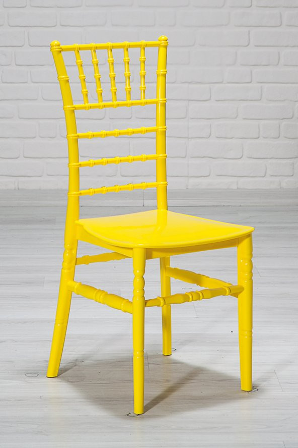 SANDALİE 4 Adet Soho Sarı Sandalye / Balkon-Bahçe-Mutfak - 2