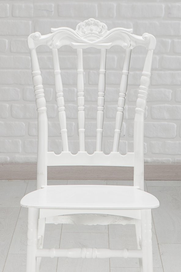 SANDALİE 6 Adet Artemis Beyaz Sandalye / Balkon-Bahçe-Mutfak - 3