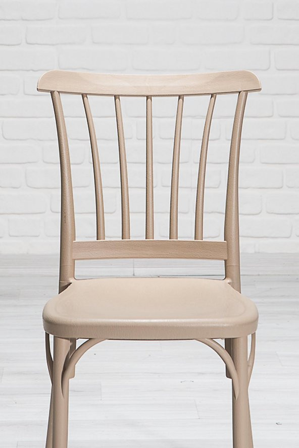 SANDALİE 2 Adet Violet Cappucino Pratik Sandalye / Balkon-Bahçe-Mutfak - 2