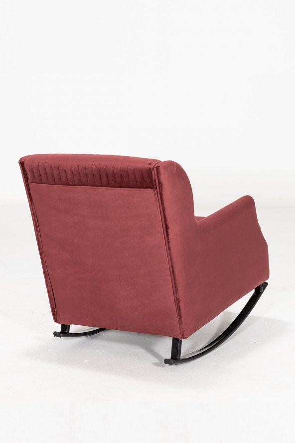 Mona Sallanır Berjer Tv Koltuğu Dinlenme Koltuğu - Bordo - 3