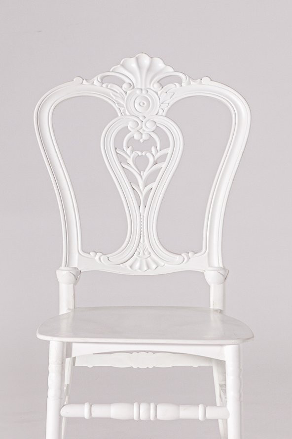 SANDALİE 4 Adet Carisma Beyaz Sandalye / Balkon-Bahçe-Mutfak - 3