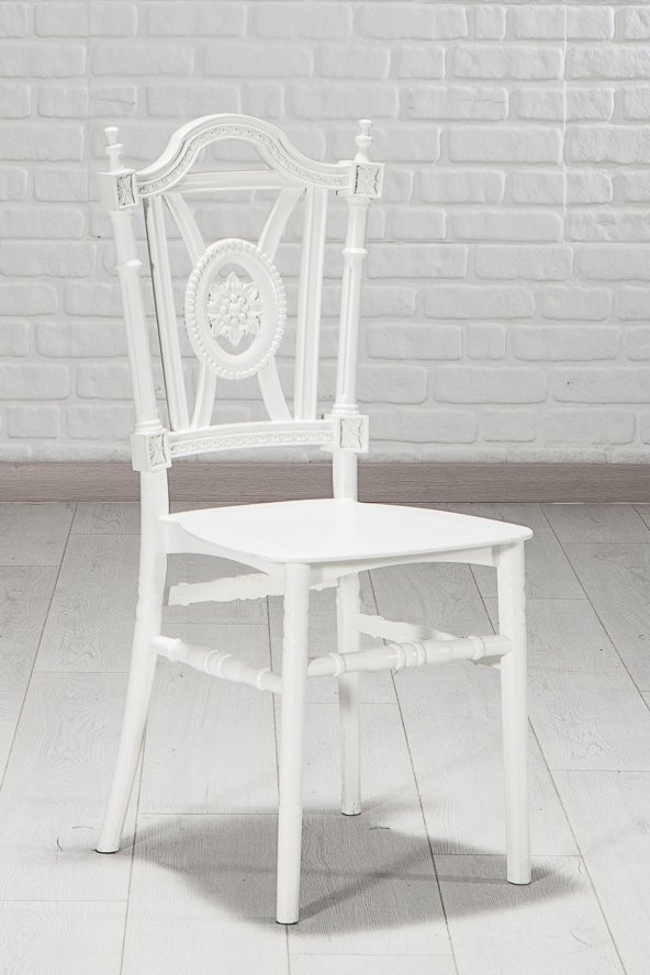 SANDALİE 4 Adet Keops Beyaz Sandalye / Balkon-Bahçe-Mutfak - 2