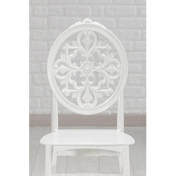 SANDALİE 4 ADET Venüs Sandalye Mat Beyaz - Mutfak / Balkon / Bahçe Sandalyesi - 3