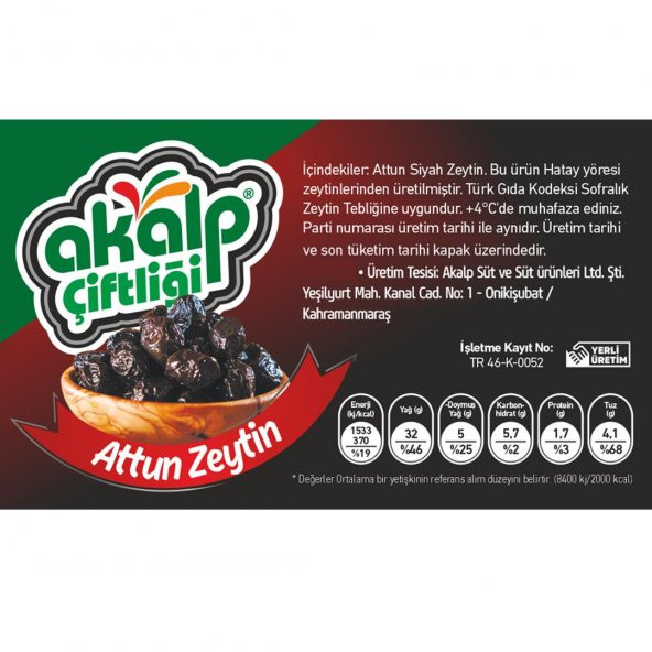 Attun Siyah Zeytin 250 Gr - 3