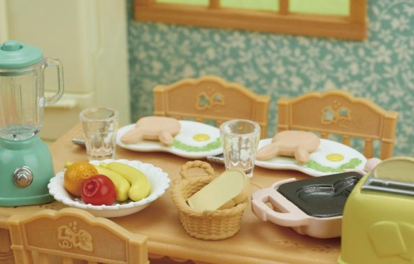 Sylvanian Families Kahvaltı Seti Oyun Seti Aksesuarları - 3