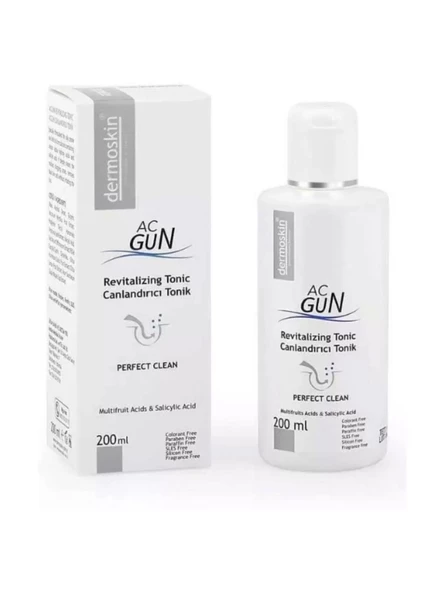 Dermoskin Acnegun Canlandırıcı Tonik 200ml ürün görseli