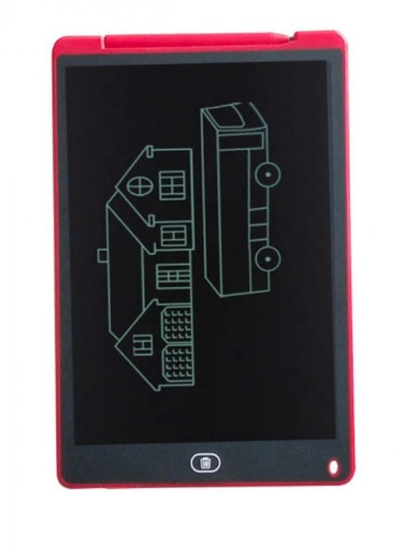 Elektronik 12 İnç Krımızı LCD Yazma Tableti  Çizim ve Yazı Tahtası BTB-5