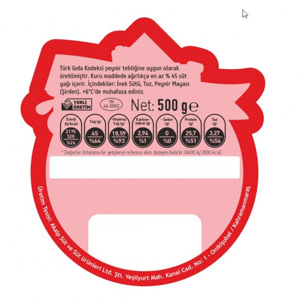 Tam Yağlı Hellim Peyniri 500 Gr - 4