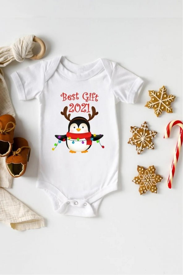 Best Gift Hediyenza Özel Tasarım Bebek Zıbın Pamuklu Çıtçıtlı Body Bebek Hediye