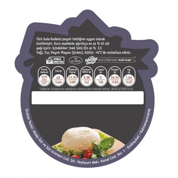 Tam Yağlı Mozzarella Peyniri 500 Gr - 4