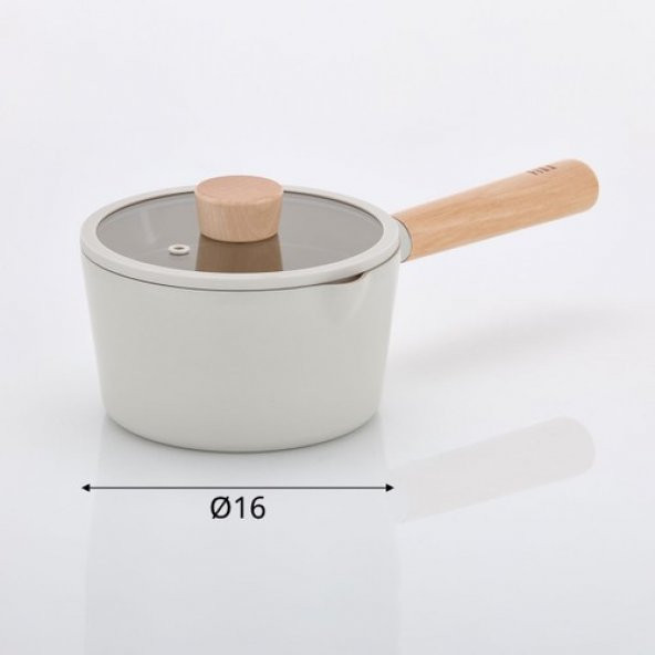 Neoflam Fika Alüminyum Döküm Süt Tavası Cam Kapaklı 16CM D-NEOF216 - 3