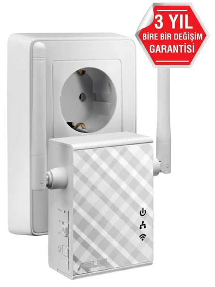 ASUS RP-N12 300Mbps PRİZ TİPİ MENZİL GENİŞLETİCİ - 2