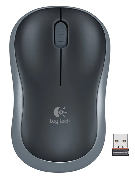 LOGITECH M185 NANO MOUSE KABLOSUZ GRI 910-002235 ürün görseli