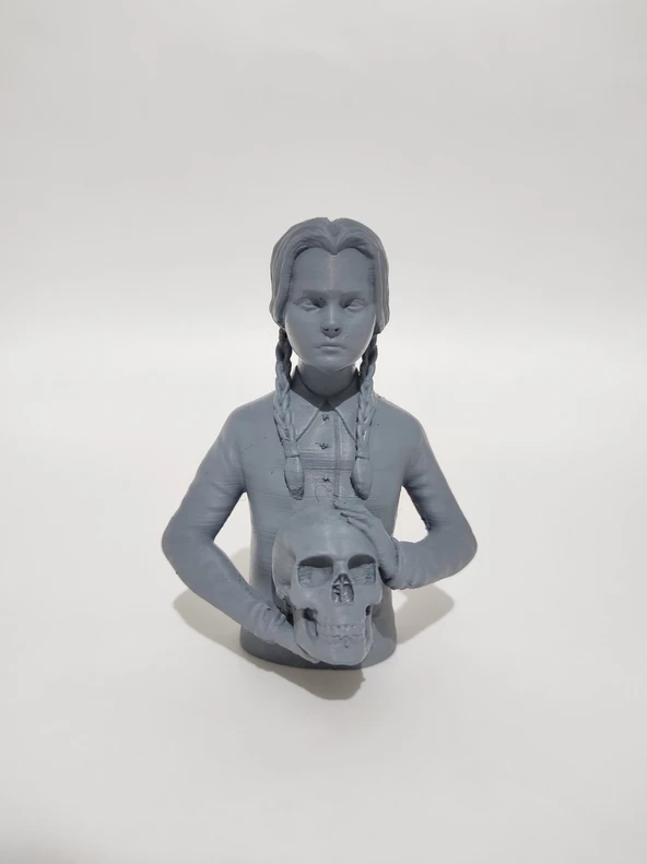 Wednesday Addams Family Thing El Şey Biblo Büst 3d Baskı Aksiyon Figürü Hediyelik Kişiye Özel 10 Cm