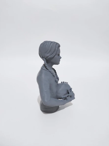 Wednesday Addams Family Thing El Şey Biblo Büst 3d Baskı Aksiyon Figürü Hediyelik Kişiye Özel 10 Cm - 3
