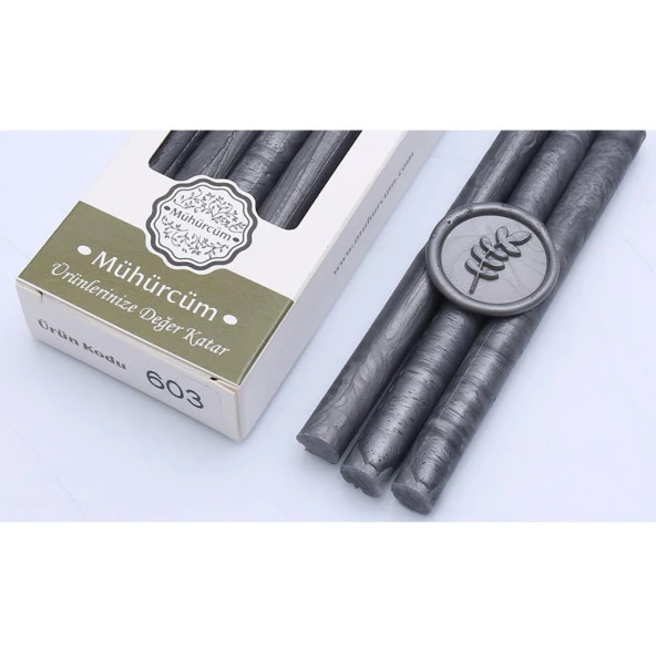 Mühür Mumu Çubuk 11mmx120mm 10 lu Paket Model: 603 CİVA GÜMÜŞ - 1