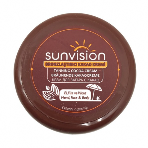 Sunvision Bronzlaştırıcı Kakao Kremi 100 ml
