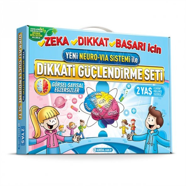 Dikkati Güçlendirme Seti 2 YaşYeni Neuro - Via Sistemiyle - Adeda