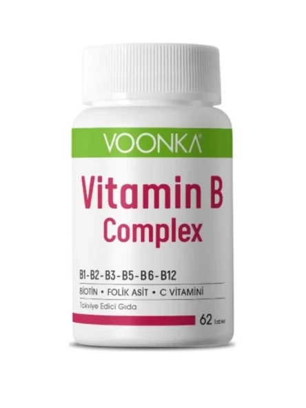 Voonka Vitamin B Complex 62 Tablet ürün görseli