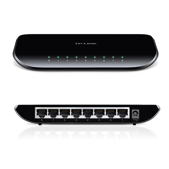 TP-LINK TL-SG1008D 8PORT 10/100/1000 YÖNETİLEMEZ SWITCH - Resim 2