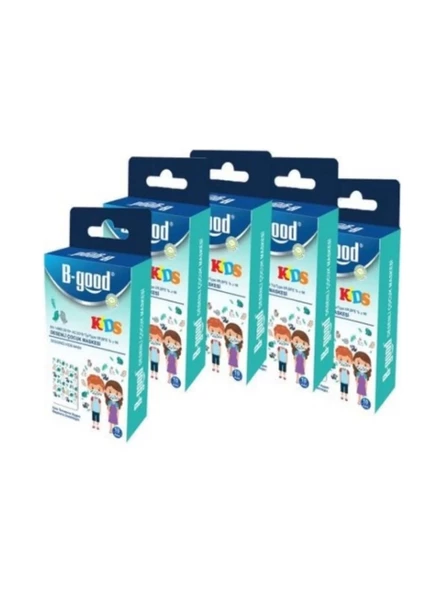 B-Good Kids Desenli Çocuk Maskesi 10'lu 5 Paket