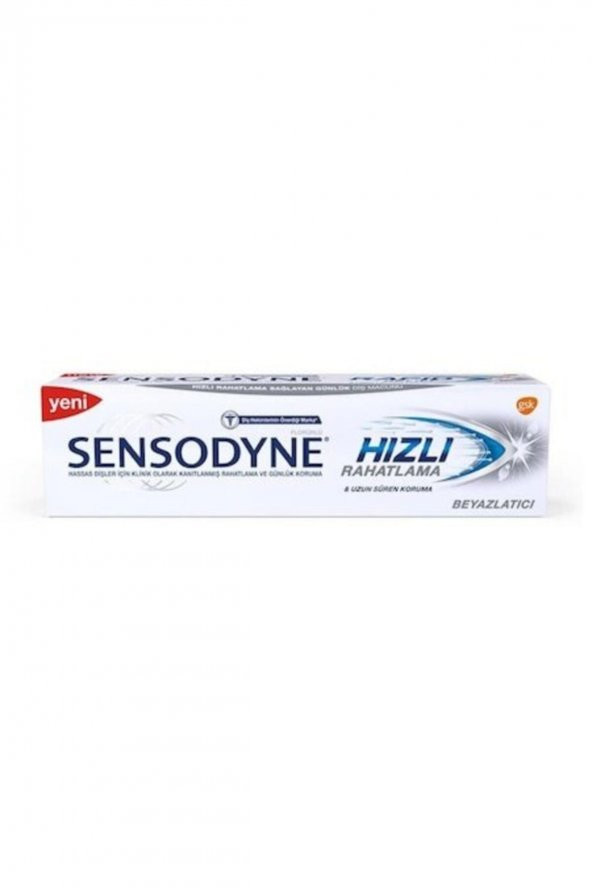 SENSODYNE 75ML HIZLI RAHATLAMA  BEYAZLIK 0010
