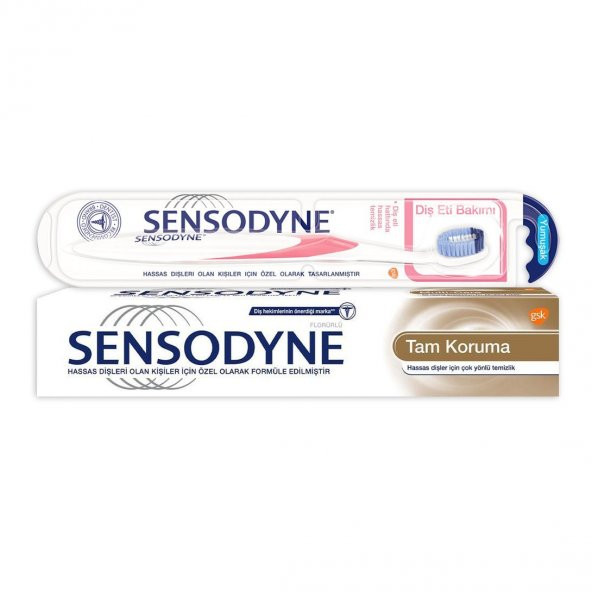 Sensodyne tam Koruma Diş Macunu 75 Ml Ve Diş Fırçası Diş Eti Bakımı - 3