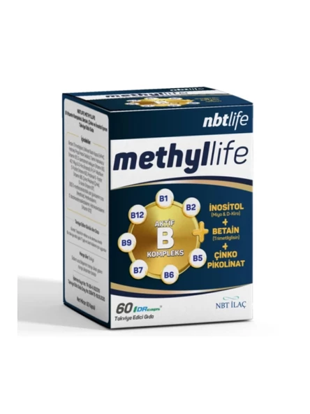 Nbtlife Methyllife B Vitamin Kompleksi 60 Kapsül