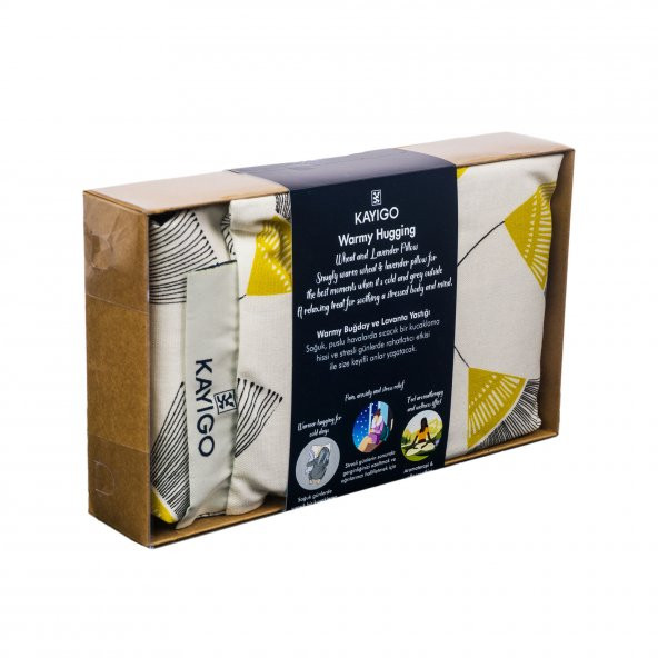 Kayigo Warmy Lavantalı Ilık Sarılma Yastığı-Hardal Çiçeği - Resim 3