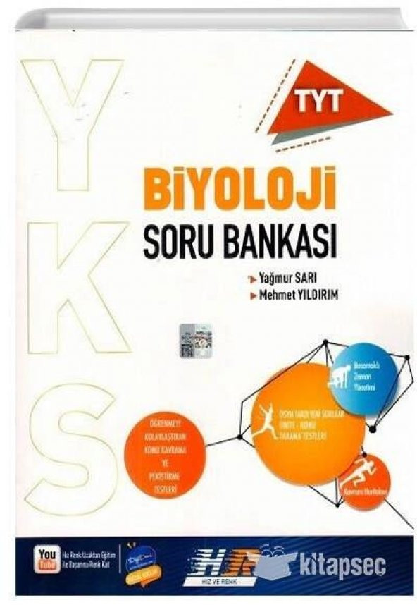 TYT Biyoloji Soru Bankası Hız ve Renk Yayınları