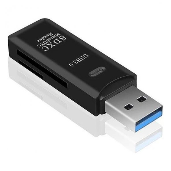 DAYTONA NO143 USB3.0=>SD/M.SD KARTOKUYUCU ÇEVİRİCİ (SD/TF 2in1 ÇOK FONKSİYONLU KART OKUYUCU)
