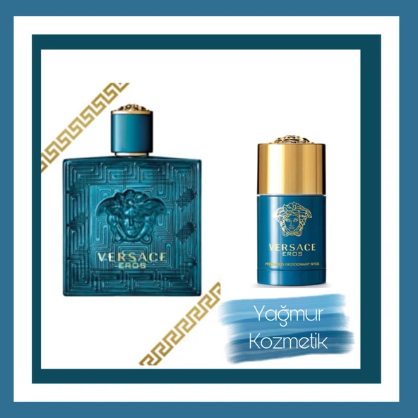 Versace Eros Edp 100 Men+Eros Deodorant Stick 75 ml