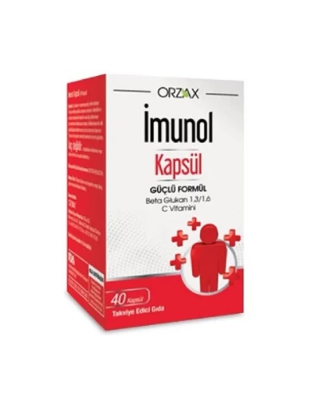 Orzax Imunol Takviye Edici Gıda 40 Kapsül