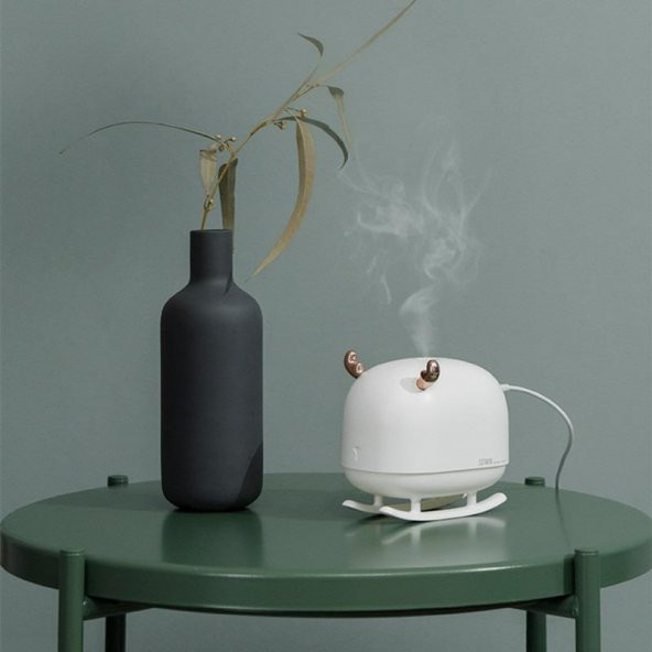 Ren Geyiği Tasarımlı Gece Lambası Difüzörlü Nemlendirici Buhar Makinesi - 2