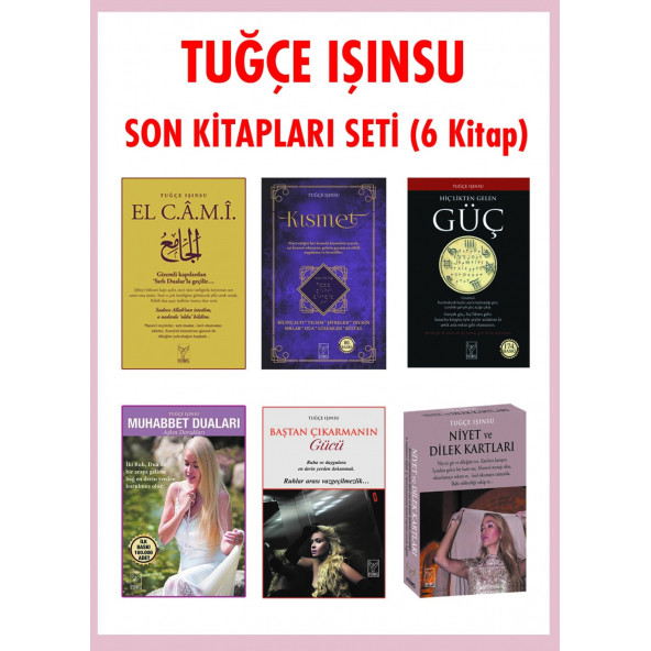 TUĞÇE IŞINSU SON KİTAPLARI SETİ (6 kitap)