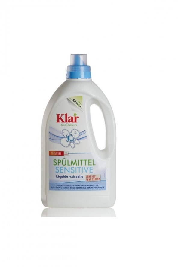 Klar Organik Elde Bulaşık Yıkama Sıvısı - Kokusuz 1.5 Lt. - 1