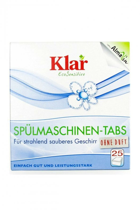 Klar Klar Organik Bulaşık Makinası Tableti 500 gr - 1