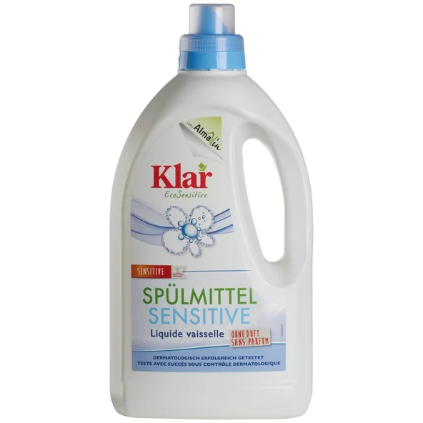 Klar Klar Elde Bulaşık Yıkama Sıvısı - Kokusuz - 1,5 lt - 1