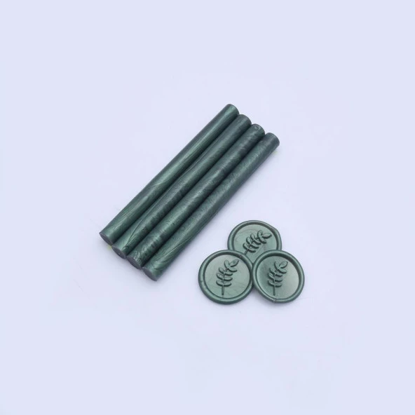 Mühür Mumu Çubuk 11mmx120mm 10lu Paket Mod: 631 GÜMÜŞ KOYU YAPRAK - Resim 2