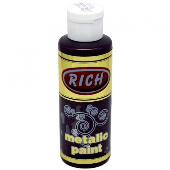 Rich Akrilik Boya Metalik 120 CC Antik Mürdüm 0870