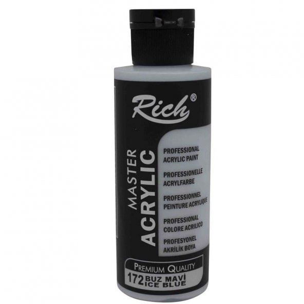 Rich Akrilik Boya Master 120 CC Buz Mavisi 172 ürün görseli