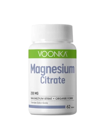 Voonka Magnesium Citrate 200 Mg 62 Tablet - 1