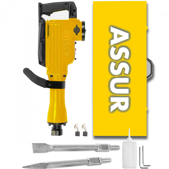 ASSUR  16 Kg Profesyonel 65mm Büyük Tip Kırıcı Delici Sarı