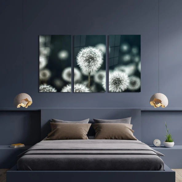Veraart Doğa 3 lü Set Pleksi Cam Tablo Karahindiba - 2