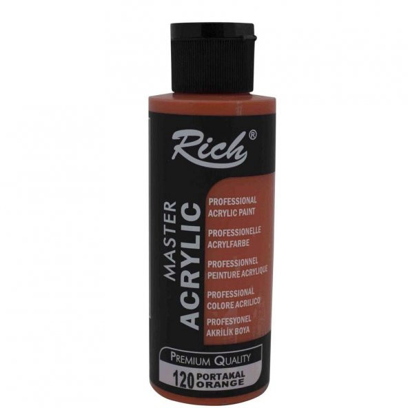 Rich Akrilik Boya Master 120 CC Portakal 120-120 ürün görseli 1
