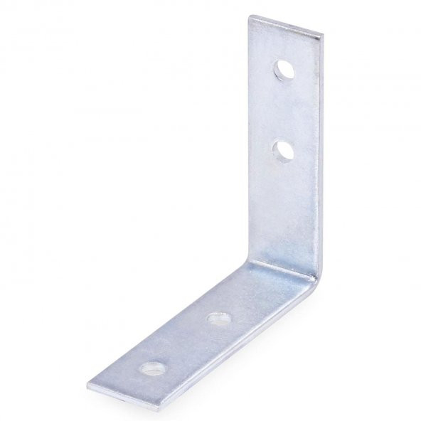 Mobilya Duvar Dolap Raf Köşe Bağlantı Sabitleme L Demir Köşebent Demir Gönye 45x45x15 mm (10 ADET) - 4